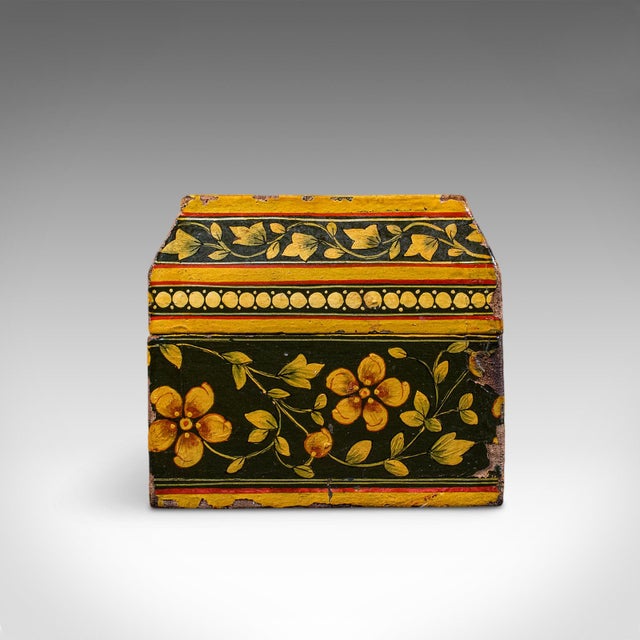 Antique Calligrapher's Quill Box, Austrian, Hand Painted, Pen Case, Edwardian For Sale - Image 6 of 12