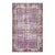 1970s Vintage Turkish Handmade Wool Cotton Purple Area Rug For Sale