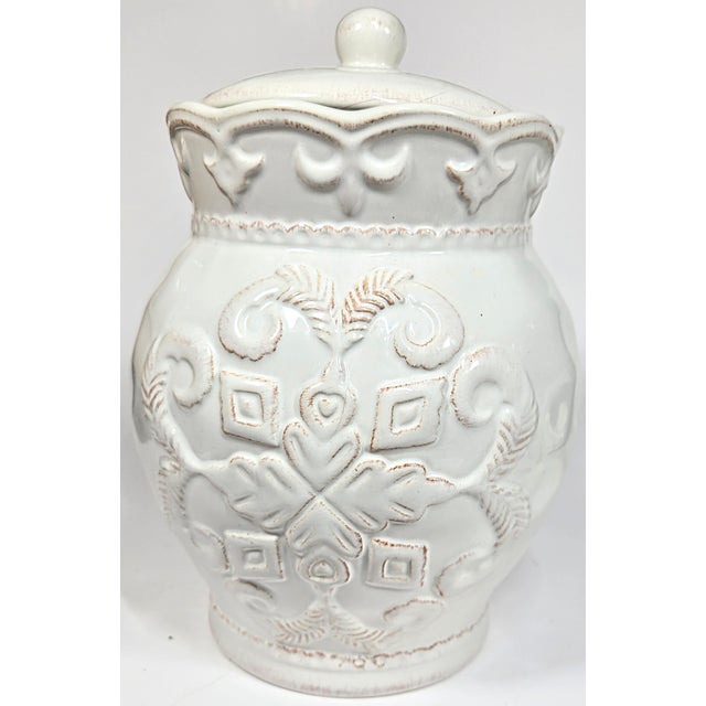French Country Cookie Jar For Sale - Image 10 of 12