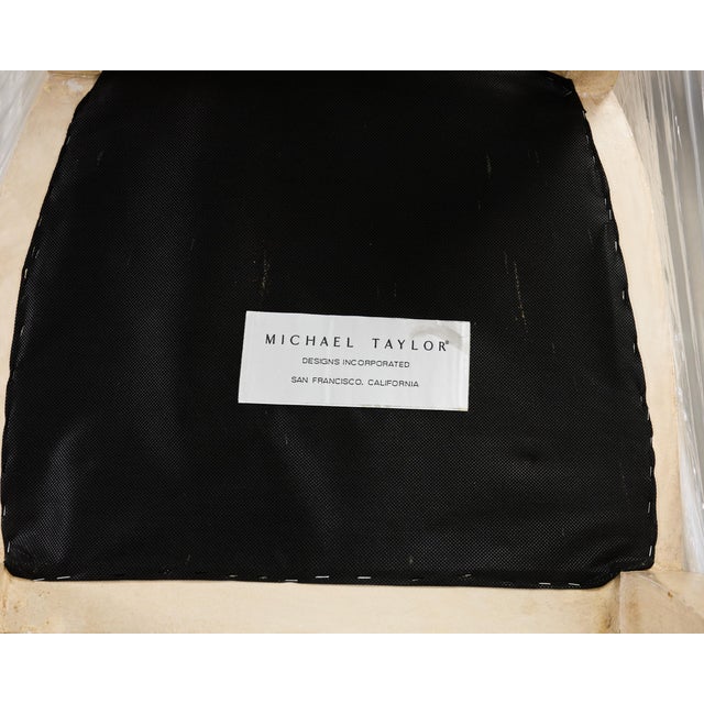 Set of Michael Taylor Neoclassical White Klismos Dining Chairs For Sale - Image 18 of 18