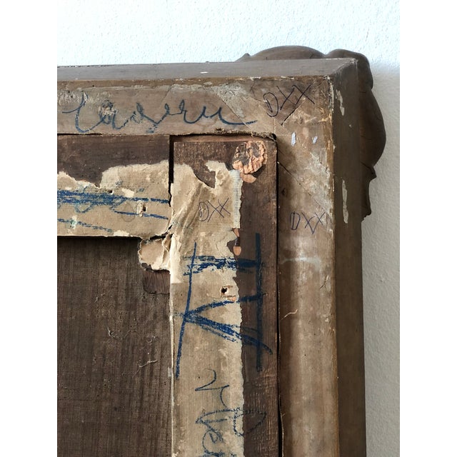 Antique Original Gentleman Oil Painting: 19th Century Biedermeier Portrait For Sale - Image 12 of 12