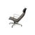 EA 124 Leather Armchair in Black with Rocking Function by Charles & Ray Eames for Vitra For Sale - Image 14 of 15