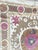 Red Suzani Tapestry - Red Tashkent Embroidery 4' X 4'4'' For Sale - Image 8 of 9