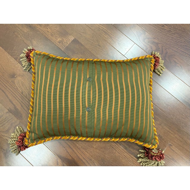 Elevate your space with this stunning, high-end decorative throw pillow. Designed with an Old World, Victorian aesthetic,...