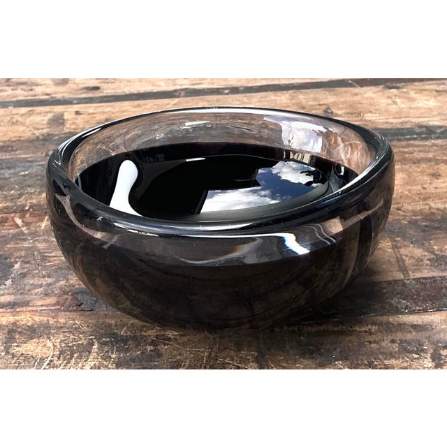 Vintage Orrefors Glass Bowl For Sale - Image 4 of 12