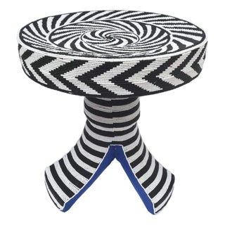 African Side Table Chair For Sale