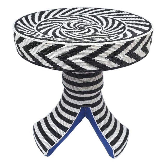 African Side Table Chair For Sale