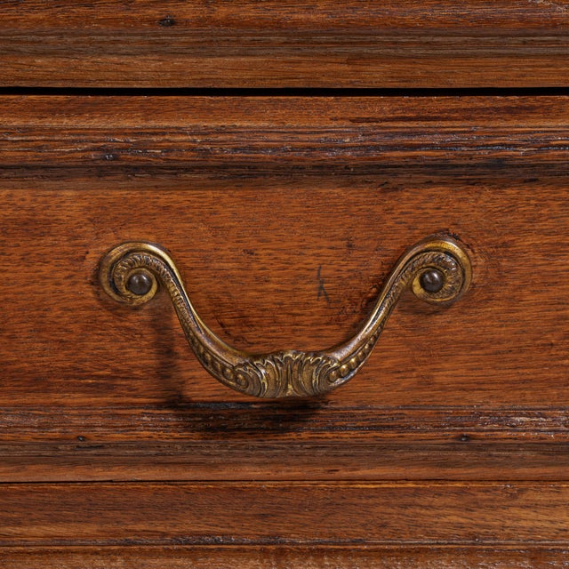 Oak Bookcase in Original Patina, Antique, France, Circa 1880 For Sale - Image 10 of 14