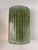 Mid-Century Modern Contemporary Pair of Green Granita Murano Glass and Brass Sconces, Italy For Sale - Image 3 of 12