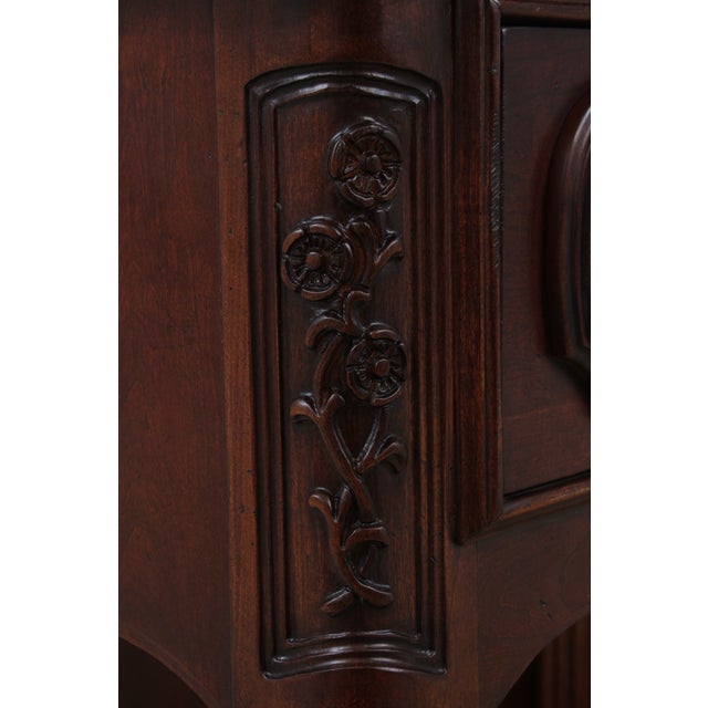 Mt Airy Cherry 2 Tier Country French Style Sideboard For Sale - Image 13 of 15