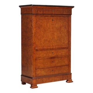Northern French Secretaire in Elm For Sale