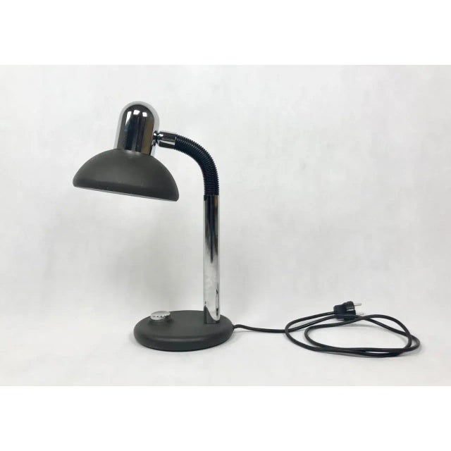 Mid-Century Desk Lamp from Egon Hillebrand, 1970s, in Very Good conditions. Designed 1970 to 1979 This piece is attributed...