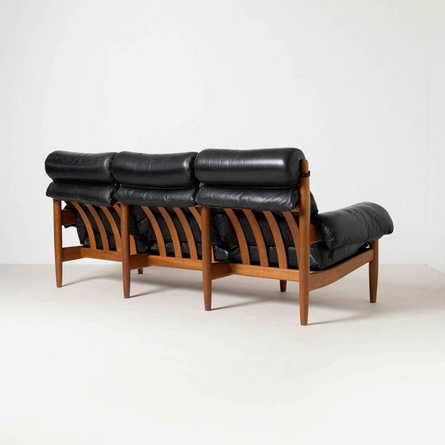 Brazilian Style Three-Seater Sofa by Eric Merthen for Ire Möbler, Sweden, 1960s For Sale - Image 6 of 9