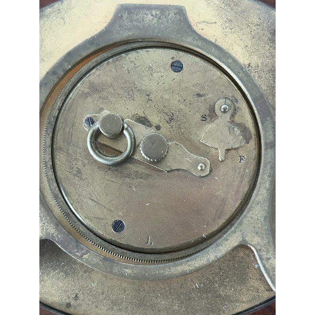 Art Deco Table Clock in Metal and Enamel from Esperia, 1930s For Sale - Image 10 of 11