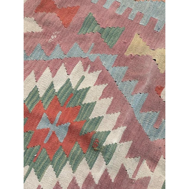 Vintage Turkish Anatolian Kilim Rug, 1980s For Sale - Image 11 of 18