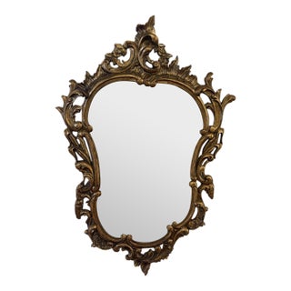Mid 20th Century Ornate Rococo-Style Gilt Mirror For Sale