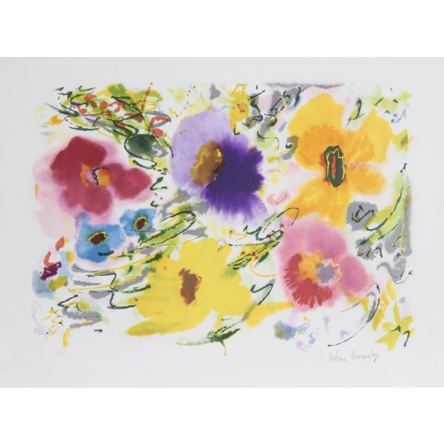 Helen Covensky, Yellow Spring, Lithograph For Sale