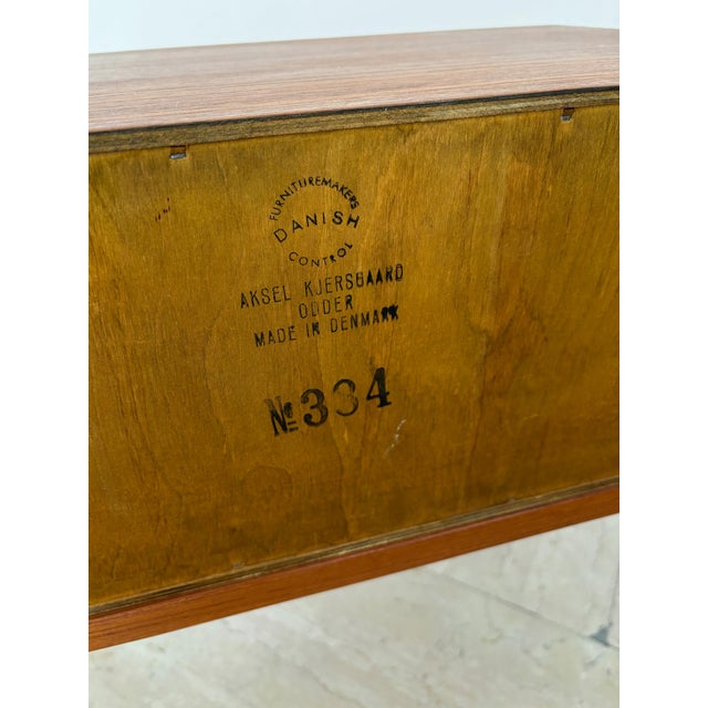 Scandinavian Teak Nightstands by Kai Kristiansen for Aksel Kjersgaard, Denmark, 1960s, Set of 2 For Sale - Image 17 of 18