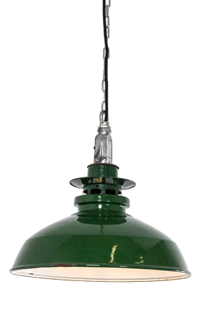 Enamelled Pendant Lamp from Thorlux, 1950s