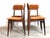 Vintage Italian Teak Chairs, 1960s, Set of 4 For Sale - Image 4 of 18