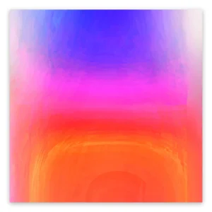 Contemporary Abstract Pigment on Watercolor Paper Photography "Em2020-104" by Bill Kane