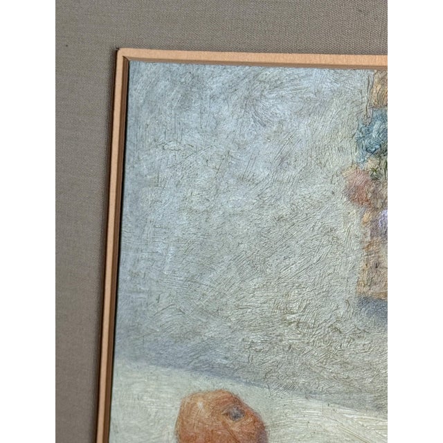 Vintage Original Oil Painting, Still Life, by Steve Trower (American, 20th Century) For Sale - Image 4 of 7