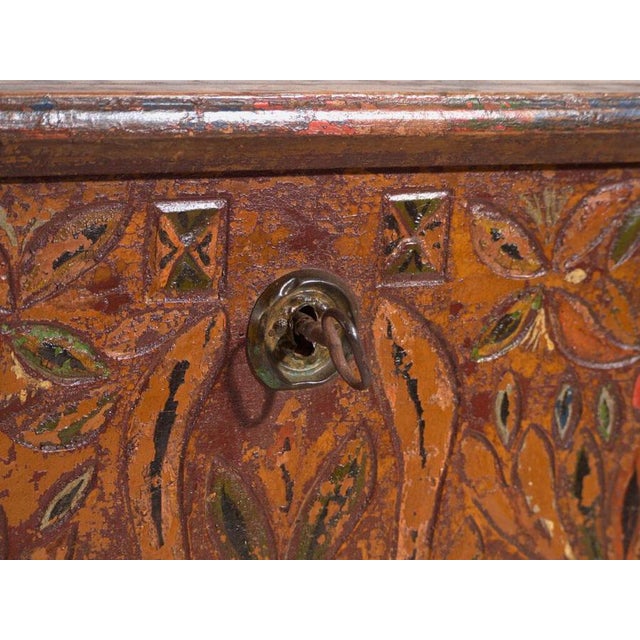 Wood European Dowry Chest by Amaru, 1889 For Sale - Image 7 of 14