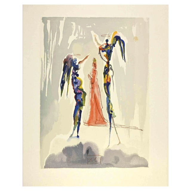 Salvador Dali, The Angelus of the Empyrean, Woodcut, 1963 For Sale