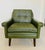 Vintage Danish Olive Green Lounge Chair by Svend Skipper, 1960s For Sale - Image 12 of 13