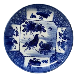 Japanese Sometsuke Blue and White Imari Ware / Bord, 1900s