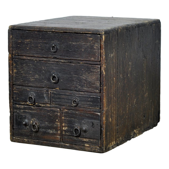 Small Antique Japanese Chest of Drawers, 1900 For Sale