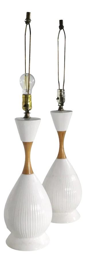 Pr. Mid Century Table Lamps