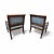 Pair of Hickory Chair Furniture Federal Style Upholstered Mahogany Armchairs in good vintage condition. Measures 25" in...