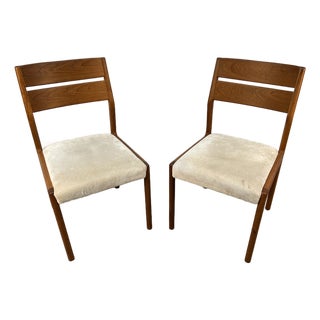Mid 20th Century Pair of 'Fs17' Teak Danish Dining Chairs Attributed to House of Denmark For Sale