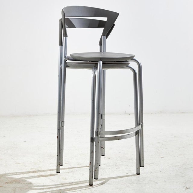The ‘Opus’ bar stool was designed by Pelikan Design (Niels Gammelgaard and Lars Mathiesen) in the 1990s. The seat and...