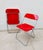 Two Plia folding chairs Designed by Giancarlo Piretti for Anonima Castelli, branding under the seat Vintage 1970s Chrome...