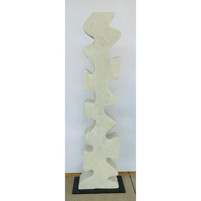 Arteriors Organic Modern Tall Ricestone Leamon Sculpture For Sale In Atlanta - Image 6 of 6