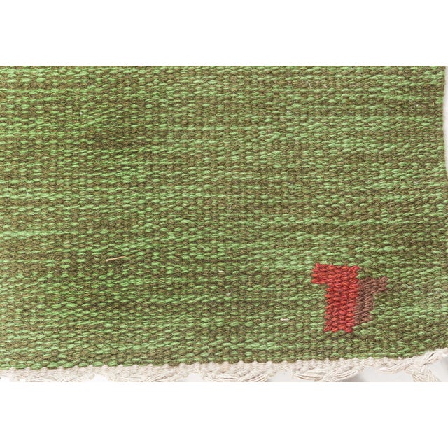 Doris Leslie Blau Midcentury Swedish Flat Weave Rug by Erik Lundberg For Sale In New York - Image 6 of 10