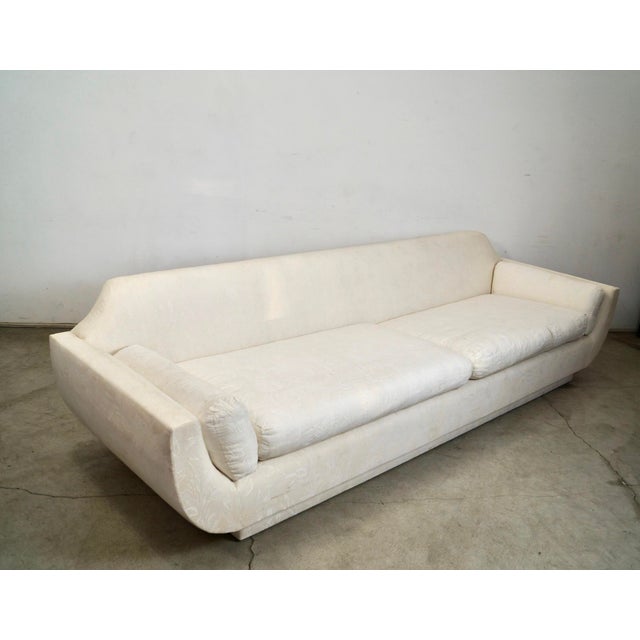 1960’s Hollywood Regency Mid-Century Modern Long Gondola Sofa For Sale In Los Angeles - Image 6 of 12