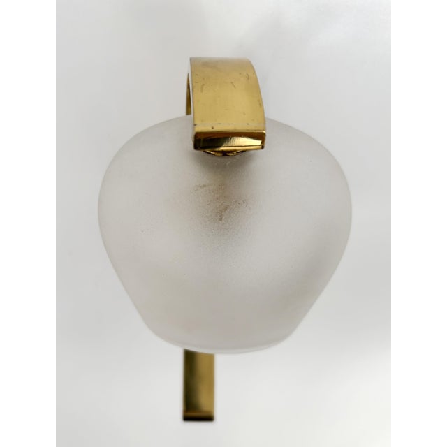 Glass and Brass Wall Lamps by Pietro Chiesa for Fontana Arte, Italy, 1940s, Set of 2 For Sale - Image 16 of 18
