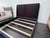 Eastern King Sapphire + Emerald Velvet Bed Frame, Custom For Sale - Image 11 of 12