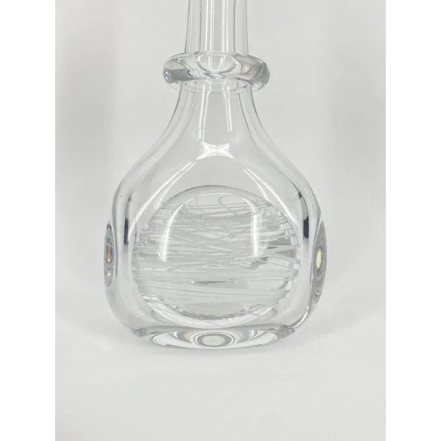 1960s Unica Series MO 200 LL Vase in Art Glass by Floris Meydam for the Dutch Royal Glass Factory Leerdam, Netherlands, 1966 For Sale - Image 5 of 15