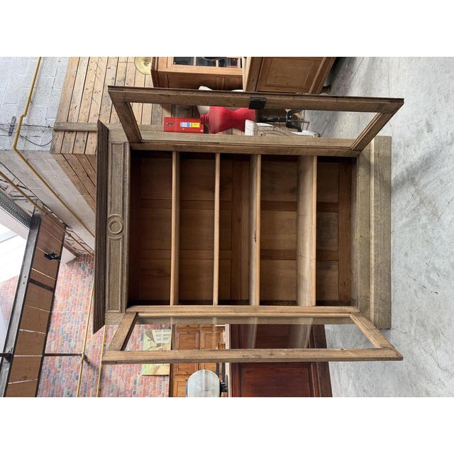 Late 19th Century Oak Display Cabinet For Sale - Image 8 of 13