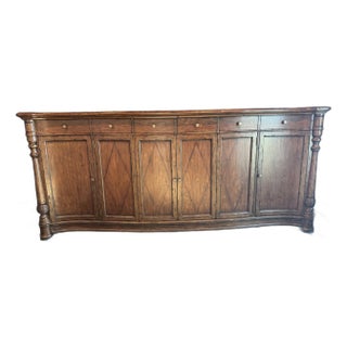 Late 20th Century Solid Wood European Country Buffet For Sale