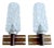 Vintage Bubble Glass Sconces, 1960s, Set of 2 For Sale