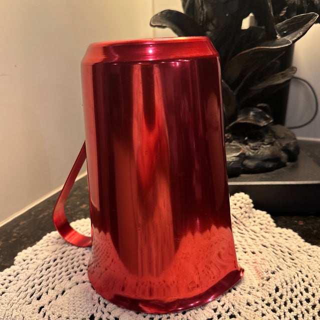 1950s Mid-Century Vintage Color Craft Aluminum Pitcher For Sale - Image 5 of 12