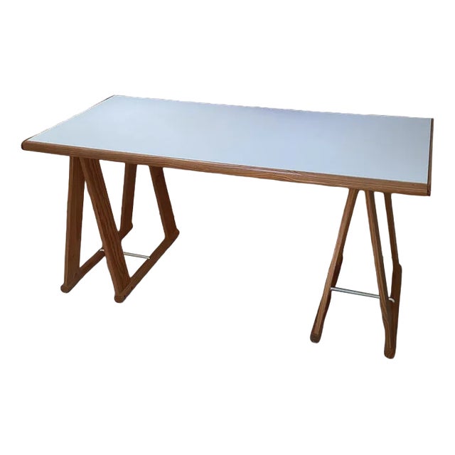 Goldenrod Architecture Desk, 1970s For Sale