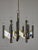 Gaetano Sciolari 1960s Chrome & Brass Gaetano Sciolari "Chevron" Chandelier For Sale - Image 4 of 9