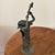 Mid 20th Century Antique Ashanti Figural Bronze Musicians Group Sculptures Deep Verdigris 6 Pieces For Sale - Image 5 of 12