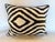 Abstract Floral Silk Velvet Ikat Pillow For Sale - Image 3 of 4